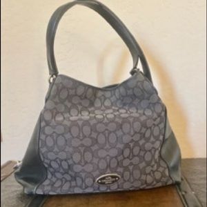 Coach *Authentic* Large Black Shoulder Purse